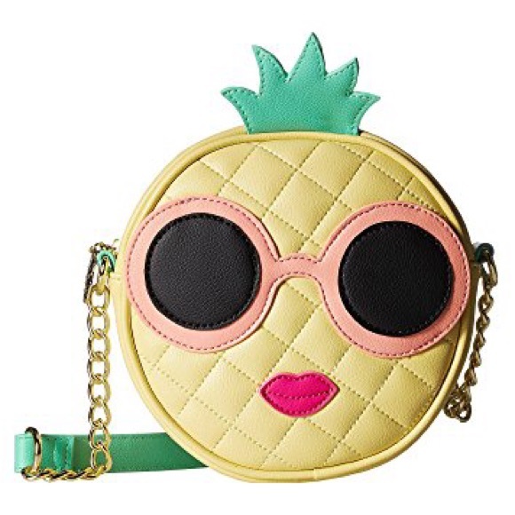 betsey johnson pineapple bag